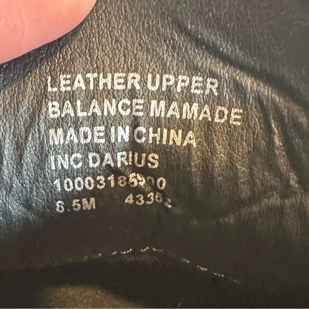 INC Darius Patch Chukkas Boots For Macy's Men's‎ Size 8.5 Black Suede